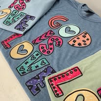 Custom printed t-shirt featuring bold graphics and unique design artwork